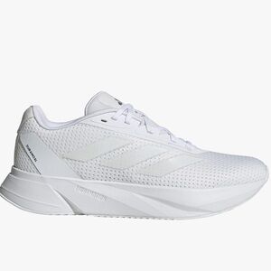 Adidas NWT Duramo White 3 Stripe Cushion Running Walking Gym Sneakers Wide 10